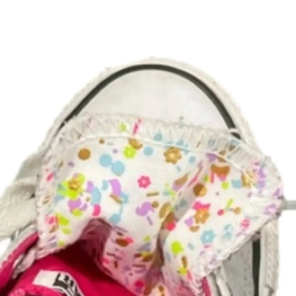 Converse Girls Shoes Sneakers Double Layer Tongue Confetti Size 12